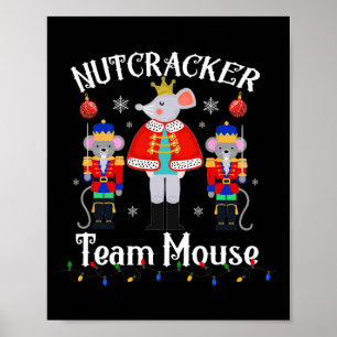 Póster Fun Nutcracker, Navidades de juguetes bailan con e