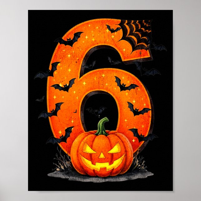 Póster Fun Six Seven 6 7 Meme Design Couples Halloween  (Frente)