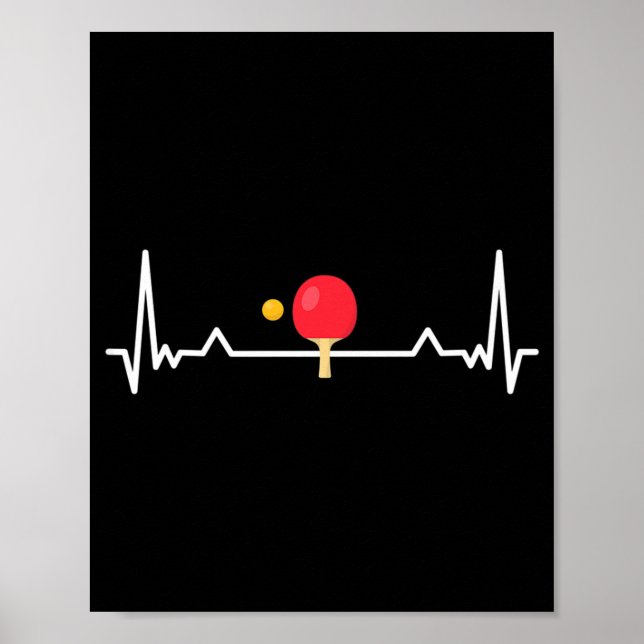 Póster Fun Table Tennis Tee (Frente)
