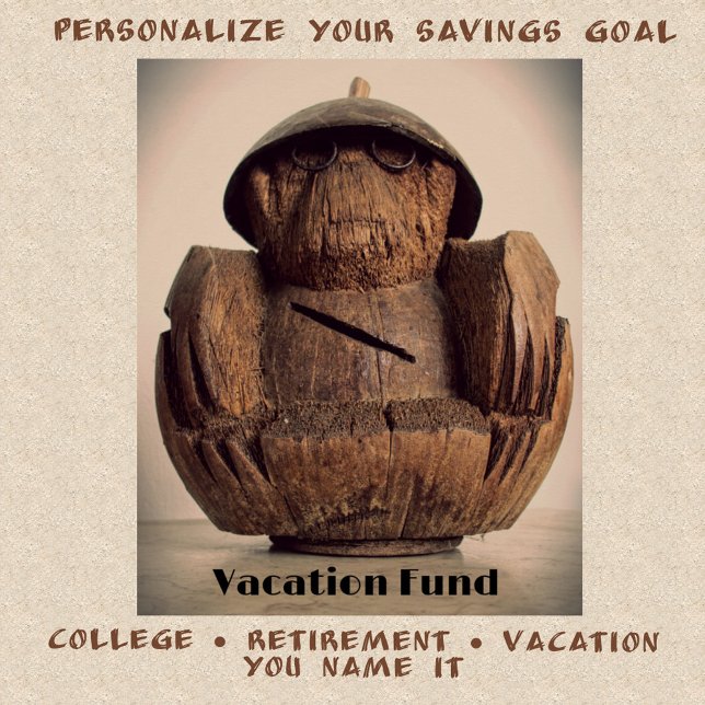 Póster Fun tallado Coconut Monkey Bank Kitsch Fotografía (Subido por el creador)