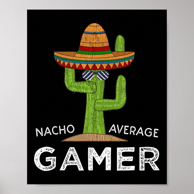 Póster Fun Video Game Player Humor Gaming Saying Funny Ga (Frente)