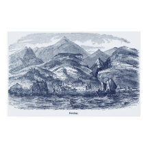 Funchal, Madeira Vintage Print