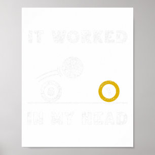 Póster Funcionaba En Mi Cabeza Billiard 8 Ball Cue Gif