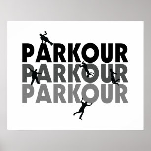 Póster Funcionamiento libre de Parkour