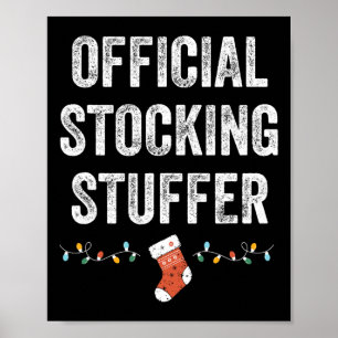 Póster Funcionario Stocking Stuffer Funny Matando Adultos