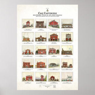 Póster Funda Cantoniere delle Regioni d'Italia