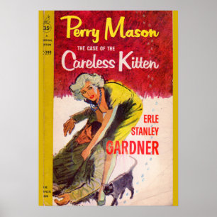 Póster Funda de la portada del libro Careless Kitten