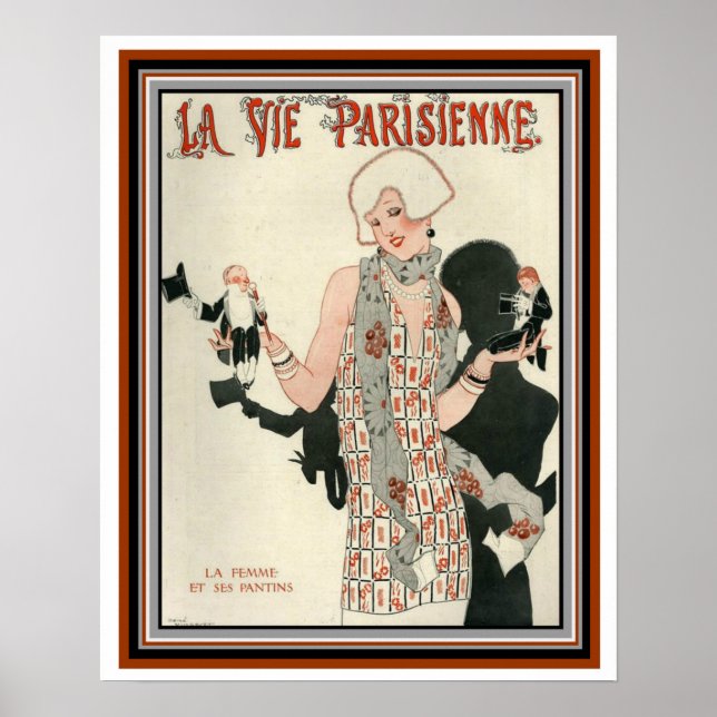 Póster Funda Deco para La Vie Parisienne 16 x 20 (Frente)
