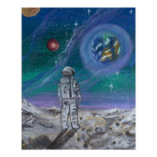 Póster Funda Otterbox - Obra de arte hecha a mano - Vista