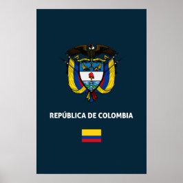 Póster Funda para teléfono pasaporte de Colombia