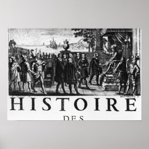 Póster Fundación de Louis XIV, rey de Francia