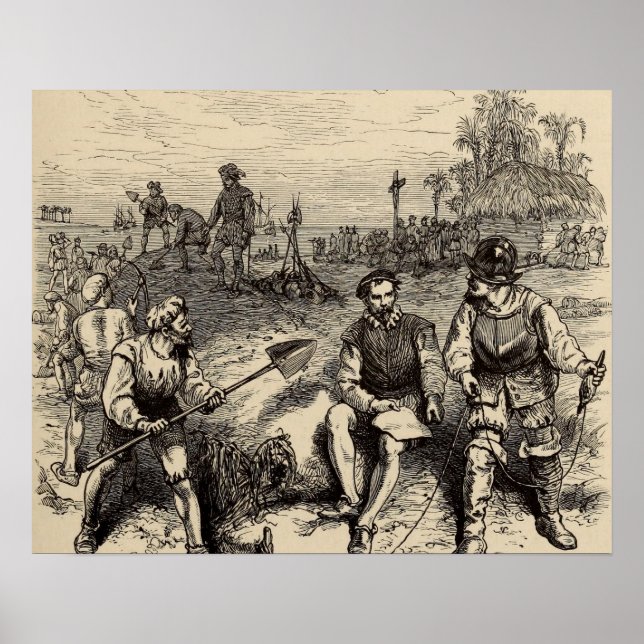 Póster Fundación de San Agustín (Frente)