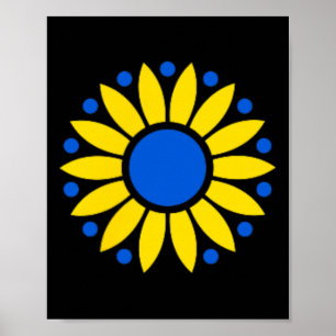 Póster Fundación Libertad Ucrania Imprimir Con La Flor O