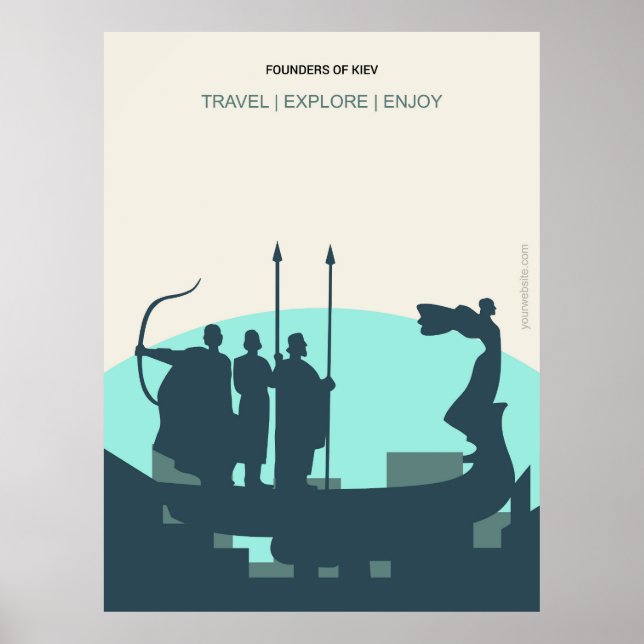 Póster Fundador de Kiev (Frente)