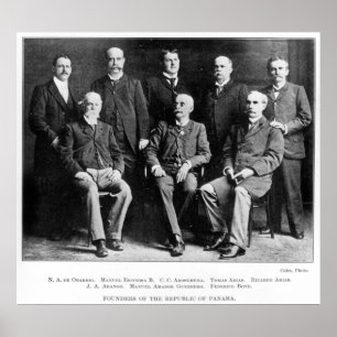 Póster Fundadores de la República de Panamá
