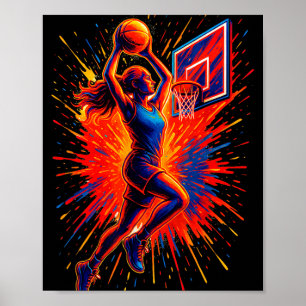 Póster Fundadoso jugador de baloncesto Lover equipo depor