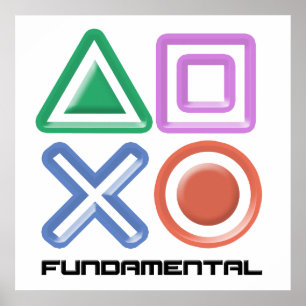 Póster Fundamental Game Symbols