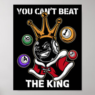 Póster Fundido 8 Ball Billiard Pool Player Eight Ball Bil