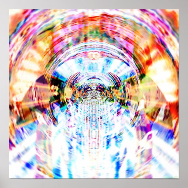 Póster Fundos fractales 1.3 (Frente)