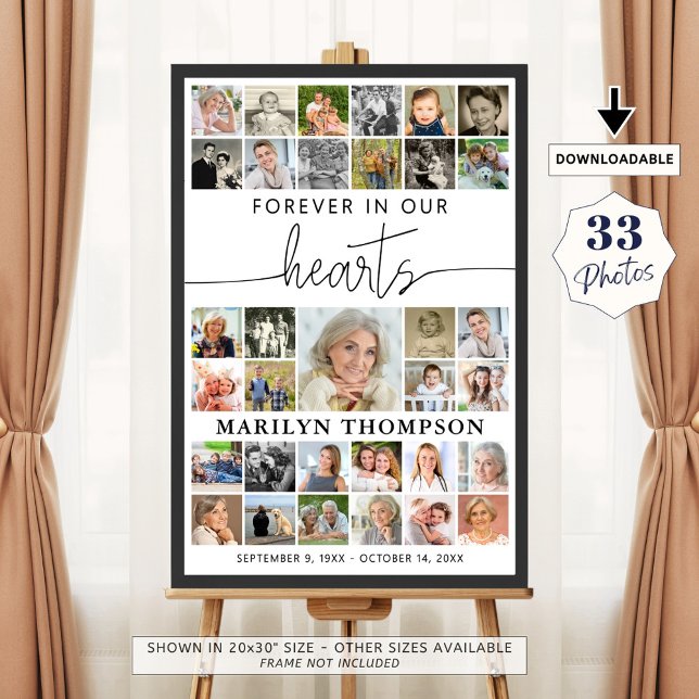 Póster Funeral 33 Collage de Fotos Por Siempre en Nuestro (Subido por el creador)
