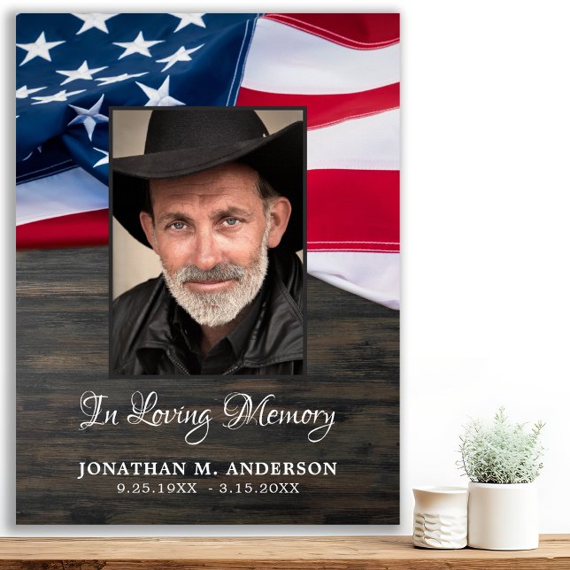 Póster Funeral Patriótico Bandera de los Estados Unidos M (Subido por el creador)