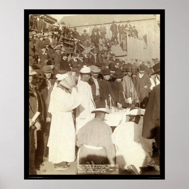 Póster Funeral Service SD 1891 (Frente)