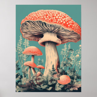 Póster Fungi Tale de hadas