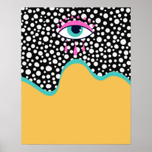 Póster Funky Evil Eye Poster