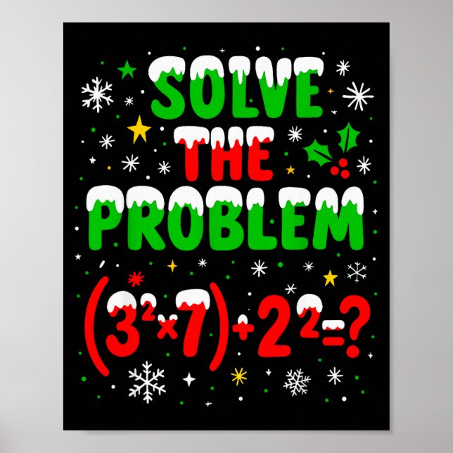 Póster Funny 67 Meme Pemdas Elementary Math Teacher 6 7 C (Frente)