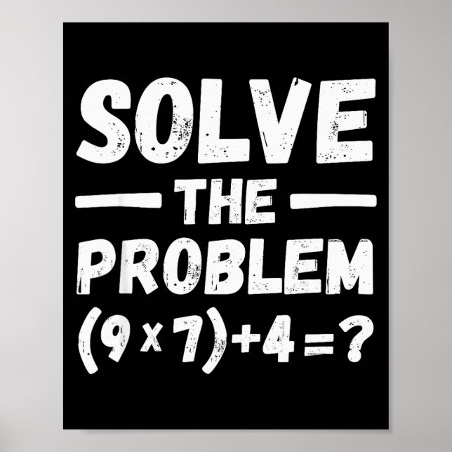 Póster Funny 67 Meme Pemdas Elementary Math Teacher Humor (Frente)