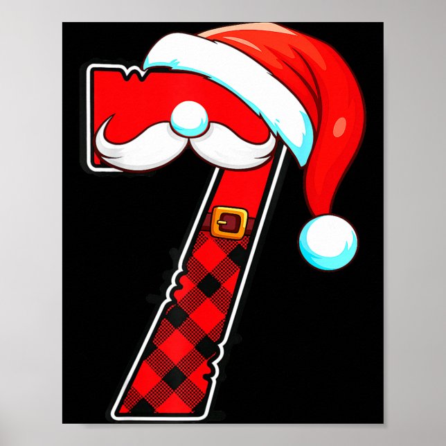 Póster Funny 6 7 Couples Christmas Costume Matching Outfi (Frente)