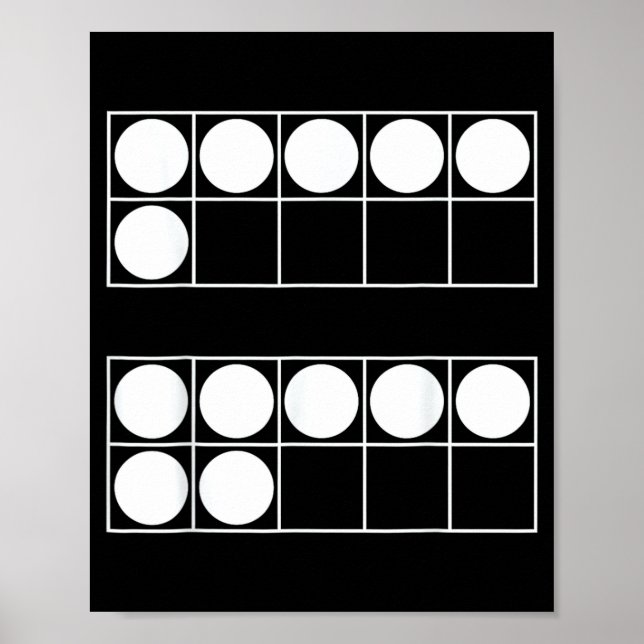 Póster Funny 6 7 Number Math Teachers Students Six Seven  (Frente)