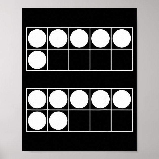 Póster Funny 6 7 Number Teachers Students Six Seven Meme  (Frente)