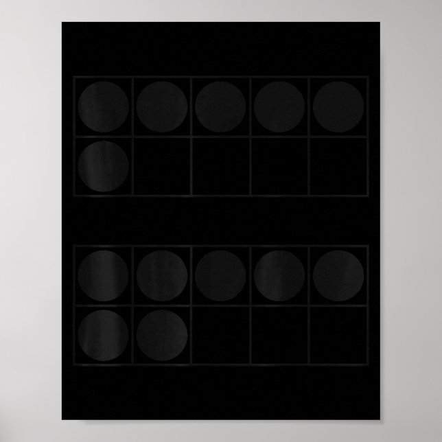 Póster Funny 6 7 Number Teachers Students Six Seven Meme  (Frente)