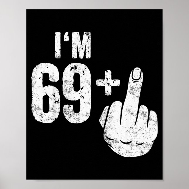 Póster Funny 70th Birthday  (Frente)