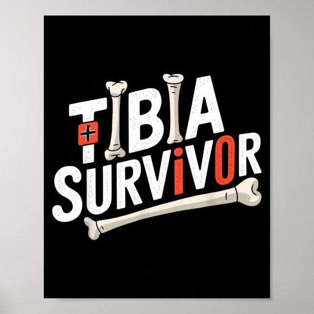 Póster Funny Anatomy Going Tibia Okay Broken Leg Gift For (Frente)