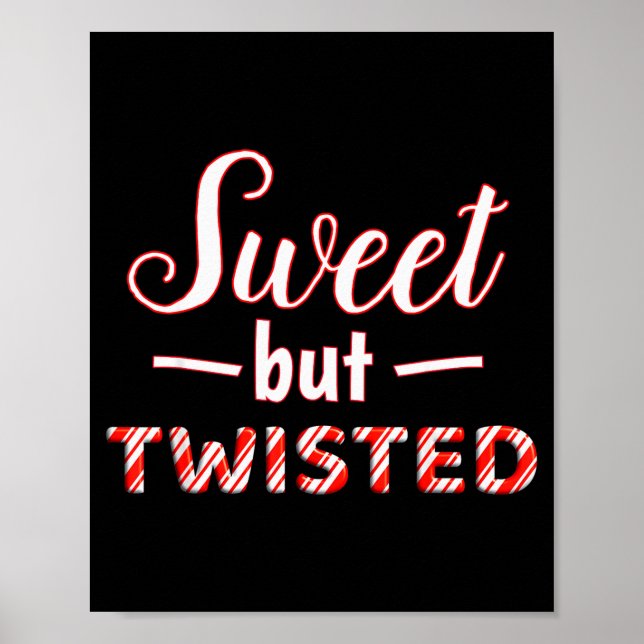 Póster Funny And Cute Sweet But Twisted  (Frente)
