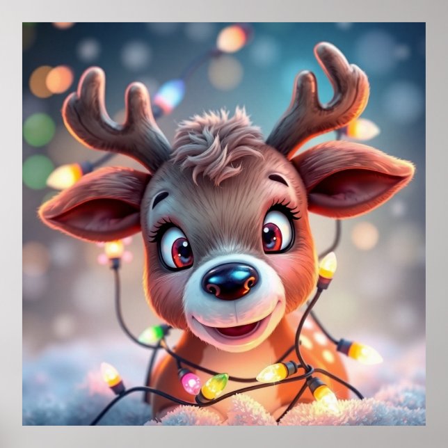 Póster Funny animal art – perfect gift for animal lovers  (Frente)