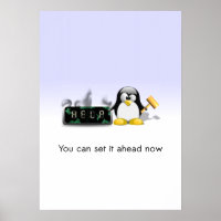 Funny Anti-Daylight Saving Time Poster