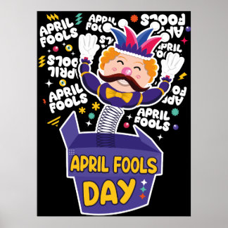 Póster Funny April Fools Day