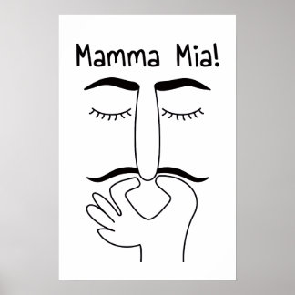 Póster funny bathroom wall art