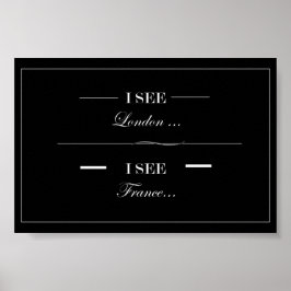 Póster Funny Bathroom Wall Art