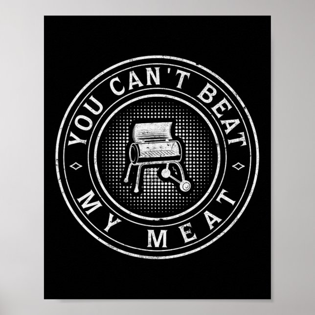 Póster Funny Bbq Pit Reverse Flow Smoker Accessory Grill  (Frente)