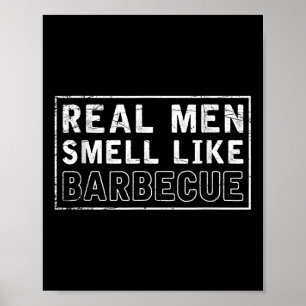 Póster Funny Bbq Smoat Grill Bbq Chef Gift Barbacoa