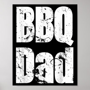 Póster Funny Bbq Smoker Accesorio Pitmaster Dad Grilling