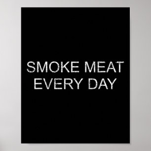 Póster Funny Bbq Smoker Accesorio Pitmaster Dad Grilling