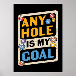 Póster funny Billiards lovers sports 