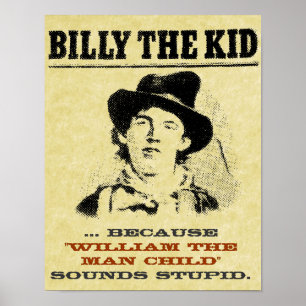 Póster Funny Billy el Poster "Se busca" del niño