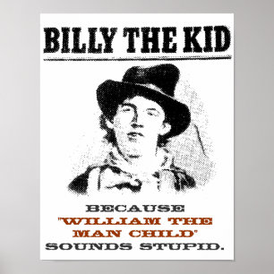 Póster Funny Billy el Poster "Se busca" del niño