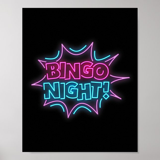 Póster Funny Bingo King - Bingo Night  (Frente)